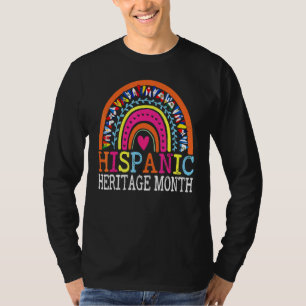 National Hispanic Heritage month Rainbow All Count T-Shirt