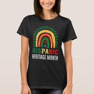 National Hispanic Heritage Month Rainbow All Count T-Shirt