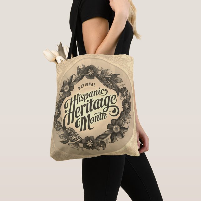 National hispanic heritage month tote bags (Close Up)