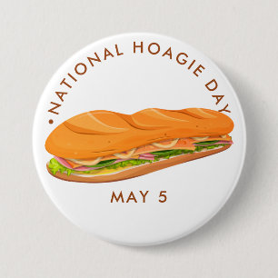 National Hoagie Day 7.5 Cm Round Badge