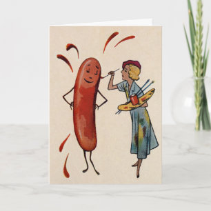 National Hot Dog Day Card