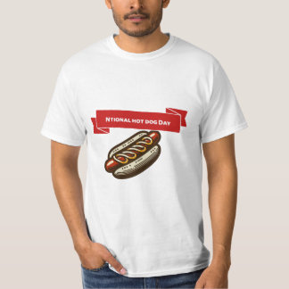 National hot dog day T-shirt