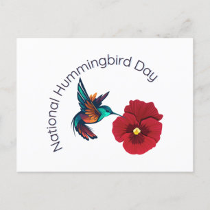 National Hummingbird Day Postcard