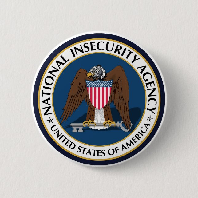National Insecurity Agency Pin (Front)