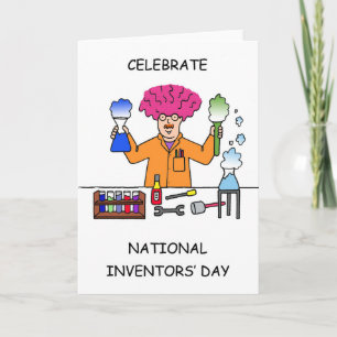 National Inventors' Day February 11th Card