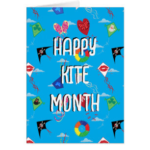 National Kite Month Card