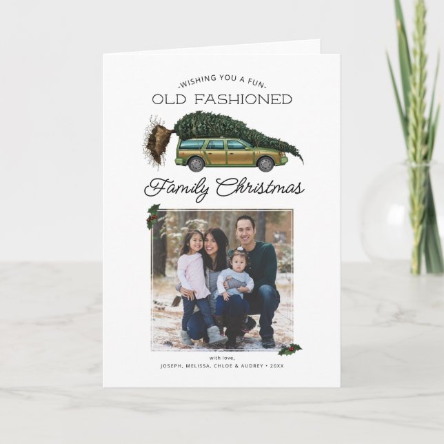 National Lampoon's Christmas Family Photo  Holiday Card (Front)