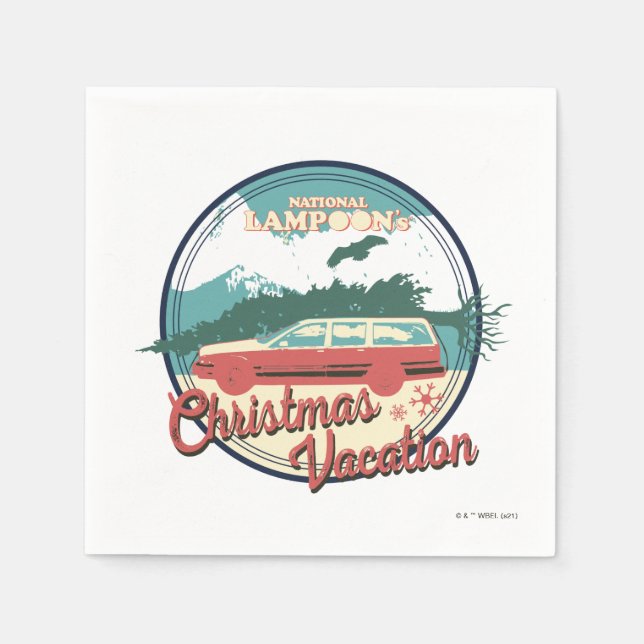 National Lampoon's Christmas Vacation Badge Napkin (Front)