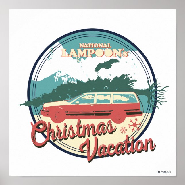 National Lampoon's Christmas Vacation Badge Poster (Front)