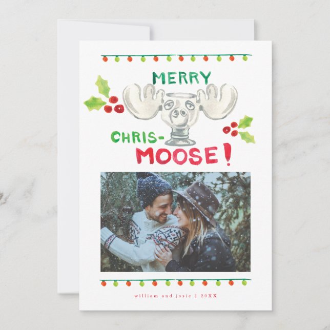 National Lampoon's Merry Chris-Moose - Photo Invitation (Front)