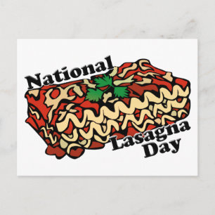 National Lasagne Day Postcard