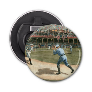 National League Baseball Game 1886 Bottle Opener