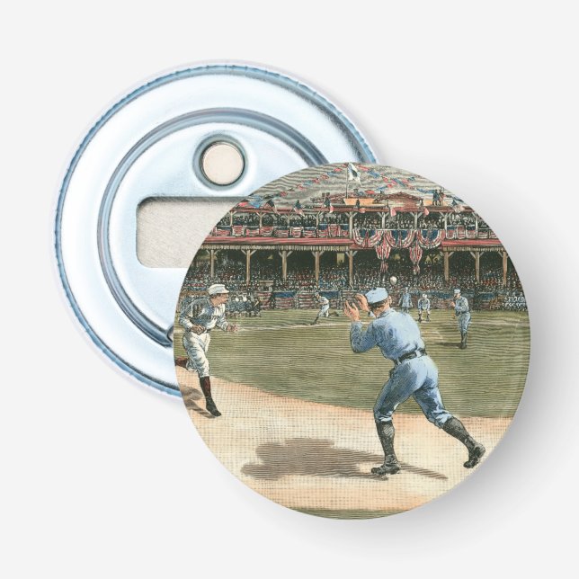 National League Baseball Game 1886 Bottle Opener (Front)