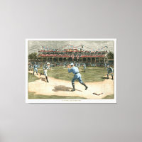 National League Baseball Game 1886