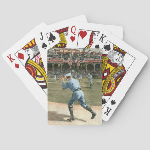 National League Baseball Game 1886 Playing Cards