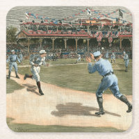 National League Baseball Game 1886