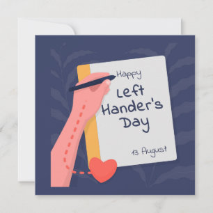 National Left Handers Day Card