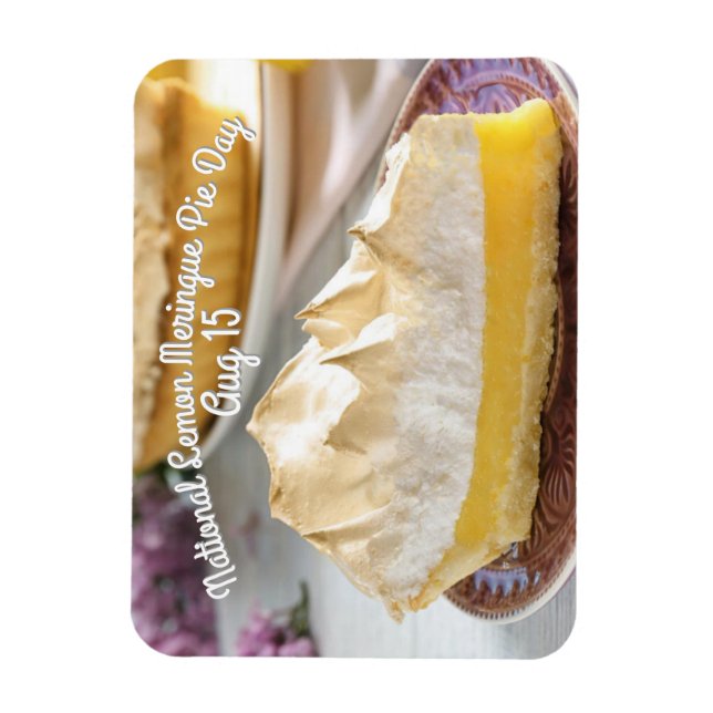 National Lemon Meringue Pie Day Magnet (Vertical)