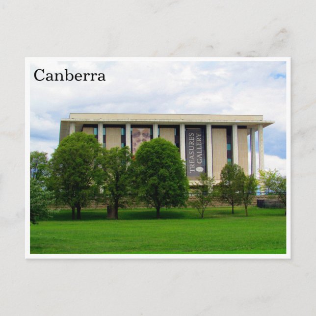national library canberra postcard (Front)