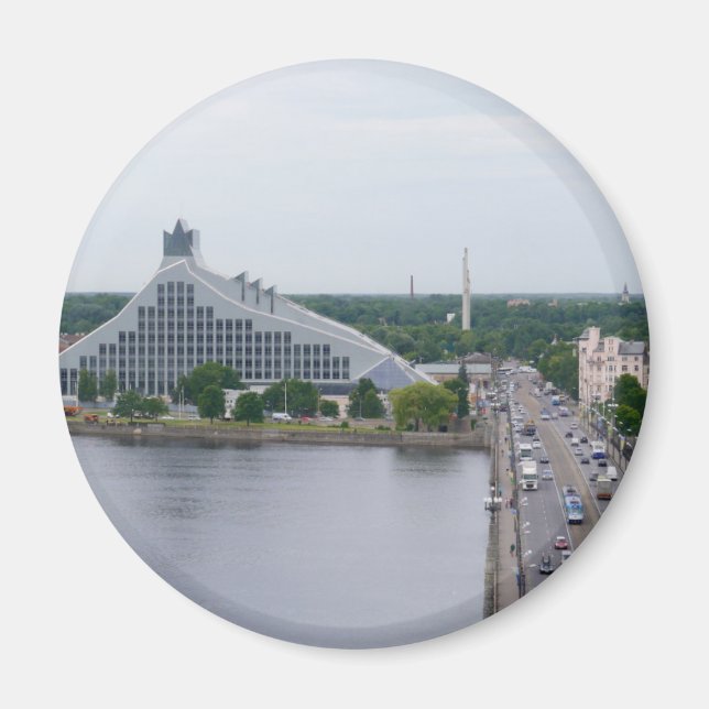 National Library of Latvia, Riga Magnet (Front)