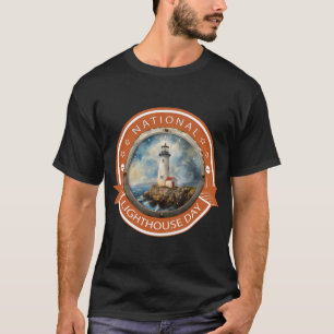 National Lighthouse Day Sign T-Shirt