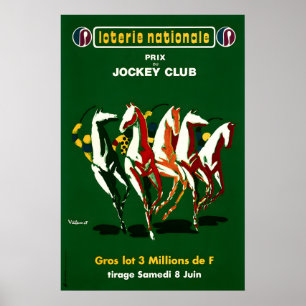 National Lottery French Poster