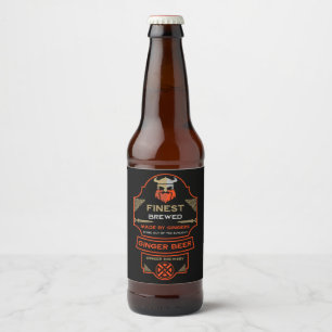 National Love Your Red Hair Day Beer Bottle Label