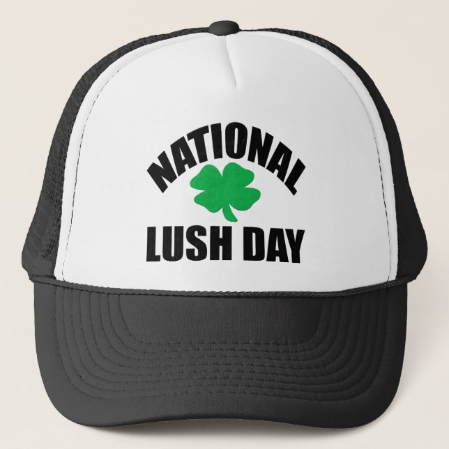 National Lush Day Trucker Hat (Front)