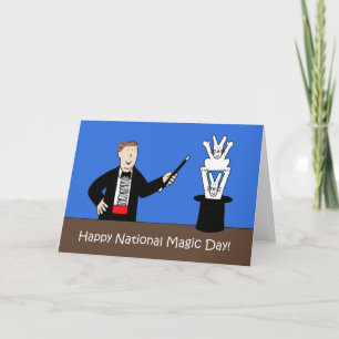 National Magic Day October 31st Card