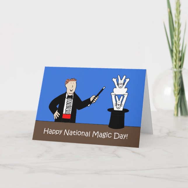 National Magic Day October 31st Card (Front)