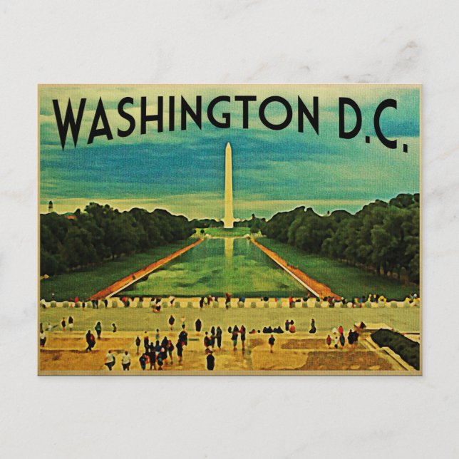 National Mall Washington D.C. Postcard (Front)