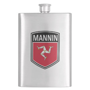 National - Mannin Hip Flask