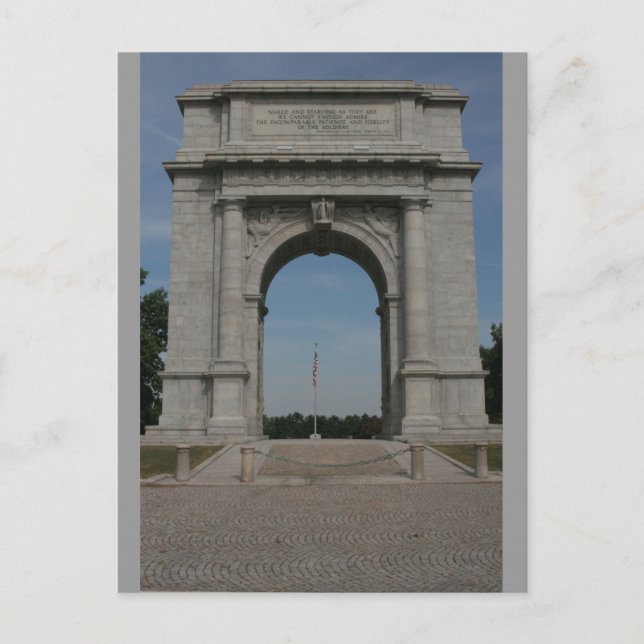 National Memorial Arch Postcard (Front)