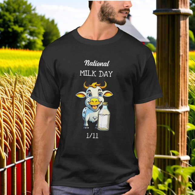 National Milk Day January 11th T-Shirt (Creator Uploaded)