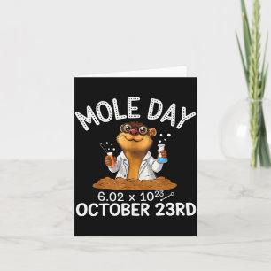 National Mole Day Animal Mammal Mole Whisperer Card