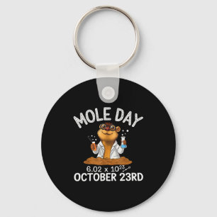 National Mole Day Animal Mammal Mole Whisperer Key Ring