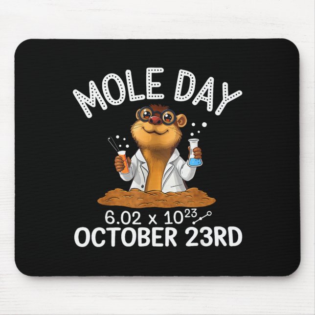 National Mole Day Animal Mammal Mole Whisperer  Mouse Pad (Front)