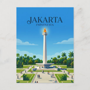 National Monument (Monas) Indonesia Postcard