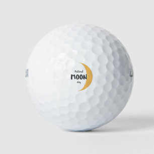 National Moon Day Golf Balls