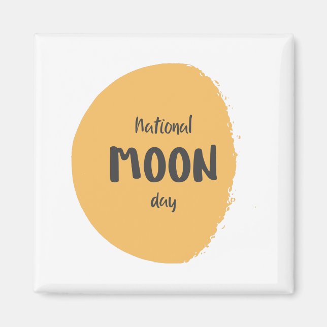 National Moon Day Magnet (Front)