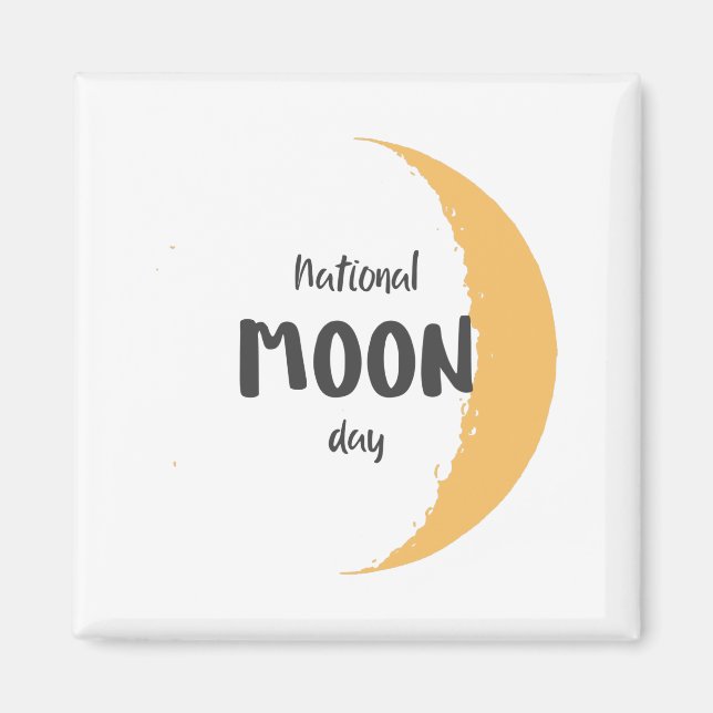 National Moon Day Magnet (Front)