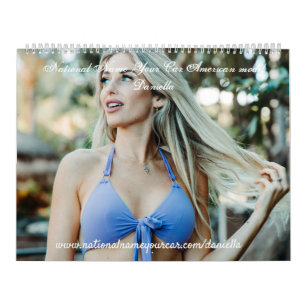 National Name Your Car American model Daniella Calendar