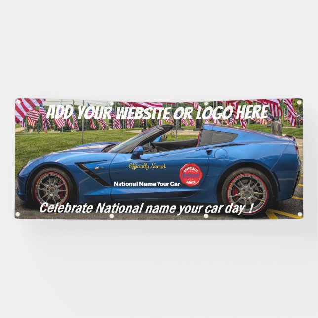National name your car day banner (Horizontal)