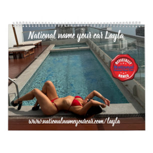 National Name Your Car Layla Calendar