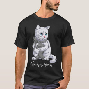 National Narcolepsy Awareness Month Gray Ribbon Cu T-Shirt