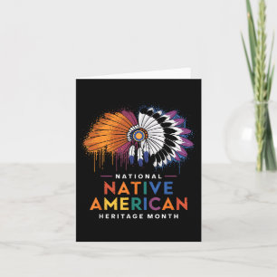 National Native American Heritage Month Heart Card