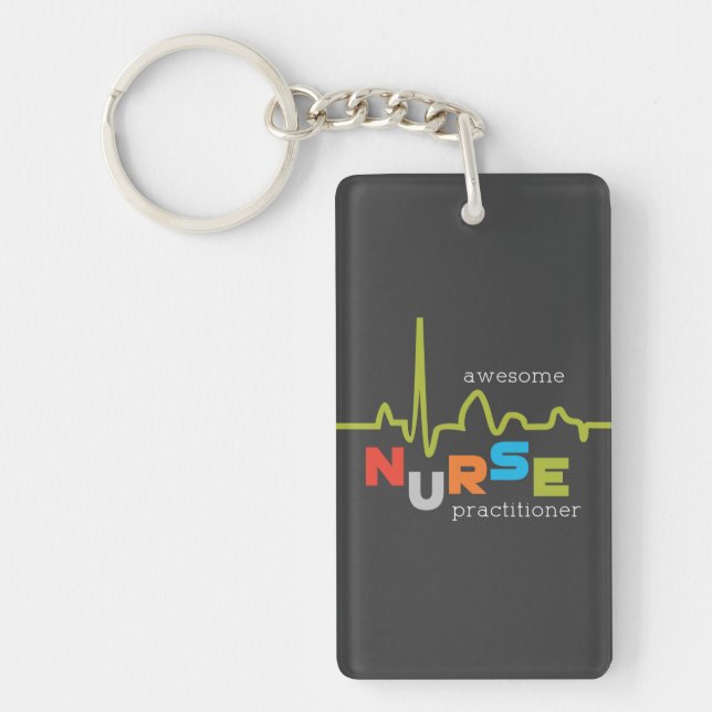 National Nurse Practitioner Week Awesome Key Ring (Front)