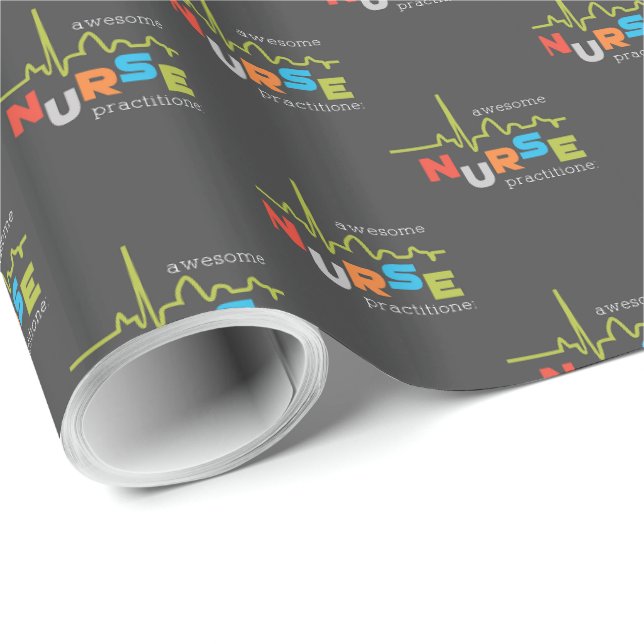 National Nurse Practitioner Week Awesome Wrapping Paper (Roll Corner)