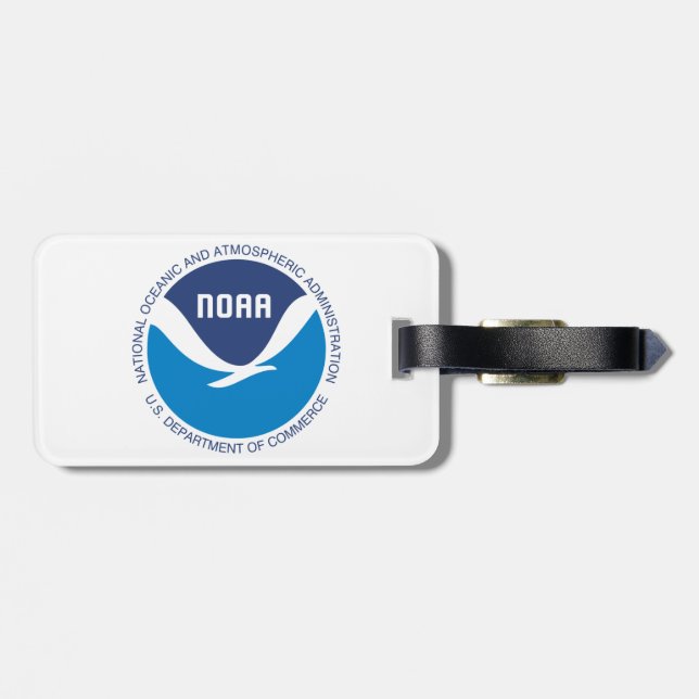 National Oceanic and Atmospheric  Baggage Tag (Back Horizontal)