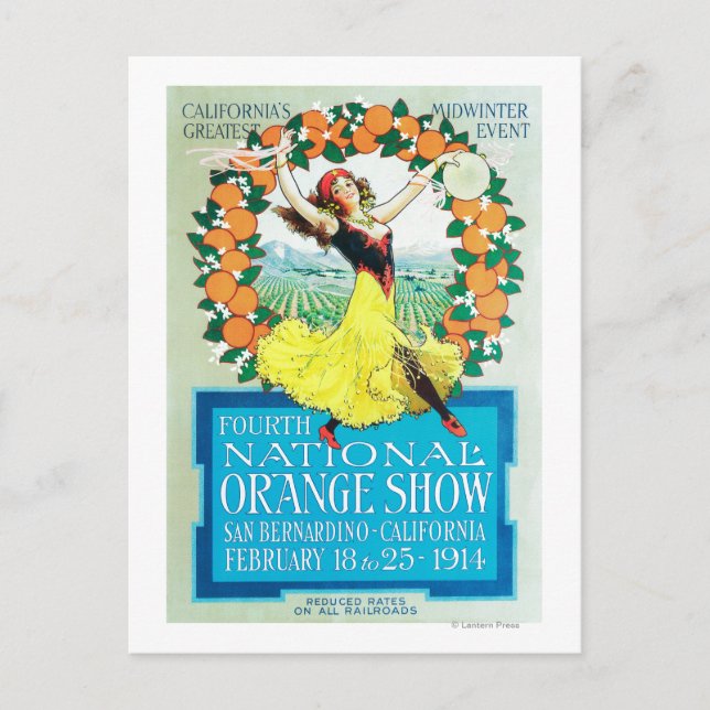 National Orange ShowPoster #2 Postcard (Front)